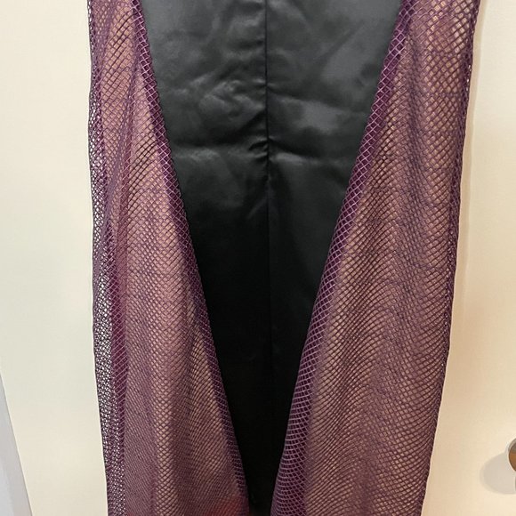 Marios Schwab Guipure Lace and Satin Dress w/ Nude Illusion Lining - Picture 12 of 12